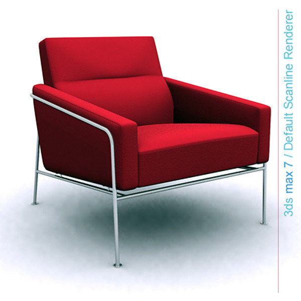 3d model design series - series 3300 easy chair by lajhar